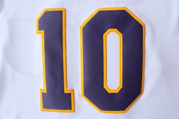 Camiseta Nash #10 Lakers 2013 Navidad Blanco