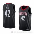 Camiseta Nene #42 Houston Rockets Statement 2018 Negro