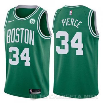 Camiseta Paul Pierce #34 Boston Celtics Icon 2017-18 Verde