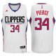 Camiseta Pierce #34 Los Angeles Clippers Blanco