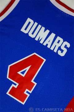 Camiseta Dumars #4 Detroit Pistons Azul