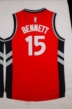Camiseta Bennett #15 Toronto Raptors Rojo