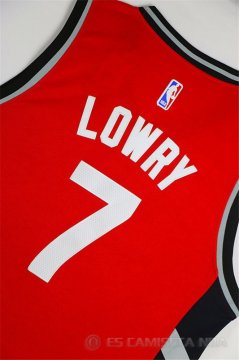 Camiseta Lowry #7 Toronto Raptors Rojo