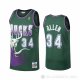 Camiseta Ray Allen #34 Milwaukee Bucks Hardwood Classics Verde