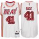 Camiseta Rice #41 Miami Heat Retro Blanco