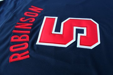 Camiseta Robinson #5 USA 1992 Negro