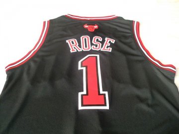 Camiseta Rose #1 Chicago Bulls Negro