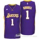 Camiseta Russell #1 Los Angeles Lakers Purpura