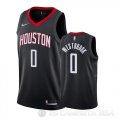 Camiseta Russell Westbrook #0 Houston Rockets Statement 2018 Negro