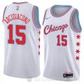 Camiseta Ryan Arcidiacono #15 Chicago Bulls Ciudad 2018 Blanco