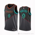 Camiseta Ryan Rollins #9 Washington Wizards Ciudad 2023-24 Negro