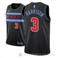 Camiseta Shaquille Harrison #3 Chicago Bulls Ciudad 2018-19 Negro