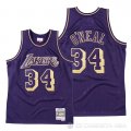Camiseta Shaquille O'neal #34 Los Angeles Lakers 2020 Chinese New Year Throwback Violeta