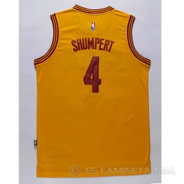 Camiseta Shumpert #4 Cleveland Cavaliers Amarillo Rev30
