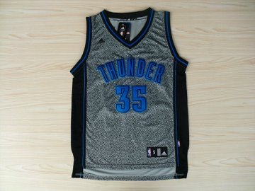 Camiseta Durant #35 Thunder 2013 Moda Estatica Gris