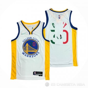 Camiseta Stephen Curry #30 Golden State Warriors 2022 Slam Dunk Special Mexico Edition Blanco