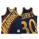 Camiseta Stephen Curry #30 Golden State Warriors Mitchell & Ness Big Face Azul