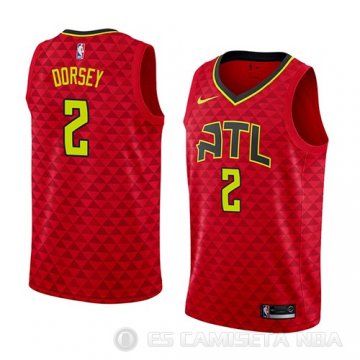 Camiseta Tyler Dorsey #2 Atlanta Hawks Statement 2018 Rojo