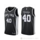 Camiseta Tyler Zeller #40 San Antonio Spurs Icon Negro