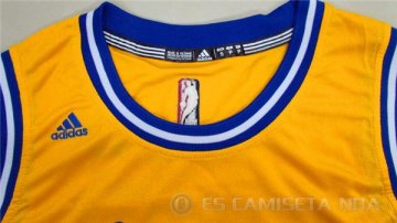 Camiseta Durant Warriors #35 Ciudad de Edicion Amarillo