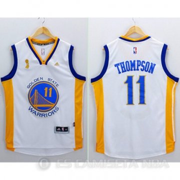 Camiseta Thompson #11 Golden State Warriors Blanco