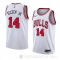 Camiseta Wayne Selden Jr. #14 Chicago Bulls Association 2018 Blanco