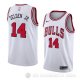 Camiseta Wayne Selden Jr. #14 Chicago Bulls Association 2018 Blanco