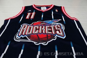 Camiseta Yao #11 Houston Rockets Retro Azul