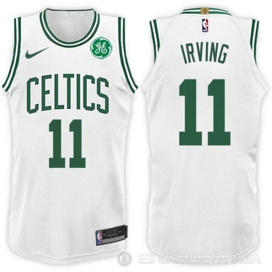 Nike Camiseta Irving #11 Boston Celtics 2017-18 Blanco - Haga un click en la imagen para cerrar