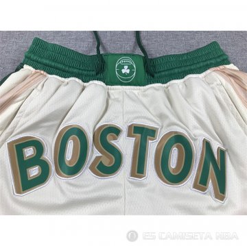 Pantalone Boston Celtics Ciudad Just Don 2023-24 Crema