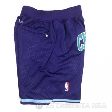 Pantalone Charlotte Hornets Just Don 2019 Violeta