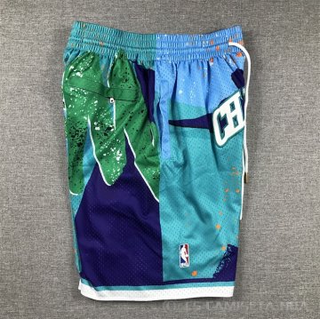 Pantalone Charlotte Hornets Just Don Verde