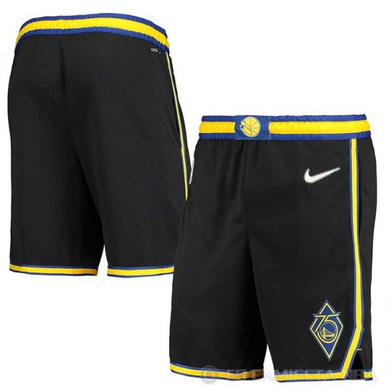 Pantalone Golden State Warriors Ciudad Edition 2021-22 Negro - Haga un click en la imagen para cerrar
