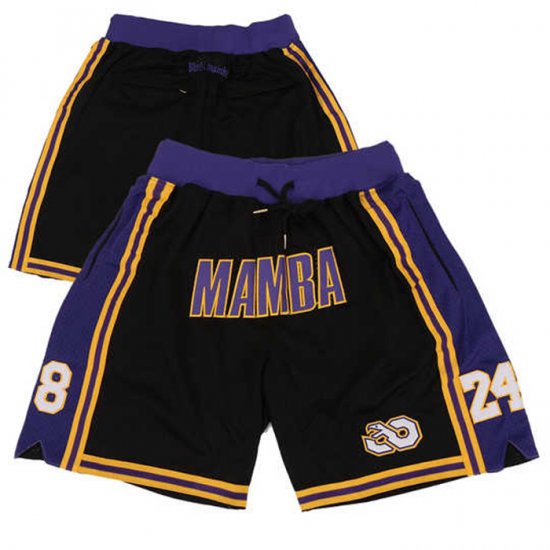 Pantalone Los Angeles Lakers Mamba Violeta Negro - Haga un click en la imagen para cerrar