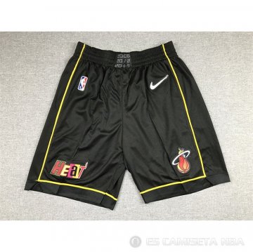 Pantalone Miami Heat Ciudad 2021-22 Negro