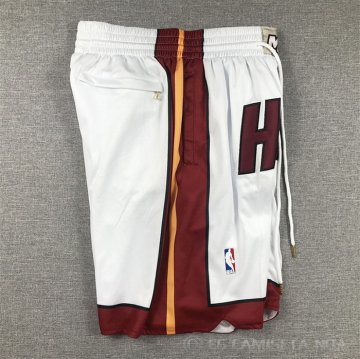 Pantalone Miami Heat Just Don Rojo Blanco