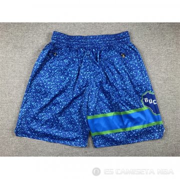 Pantalone Milwaukee Bucks Ciudad Just Don 2023-24 Azul