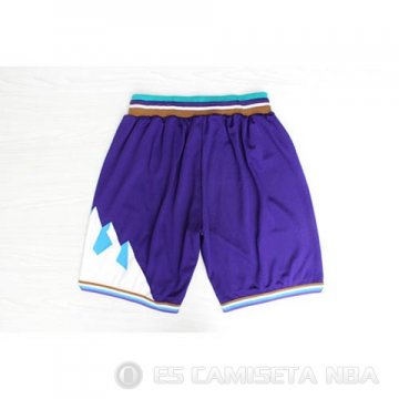 Pantalone Utah Jazz Hardwood Classics Violeta