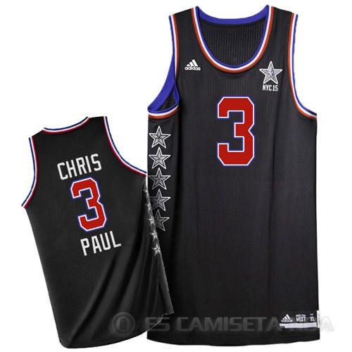 Camiseta Chris #3 All Star 2015 Negro - Haga un click en la imagen para cerrar