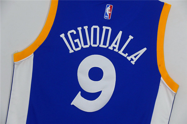 Camiseta Golden State Warriors Iguodala #9 Azul 2017 - Haga un click en la imagen para cerrar