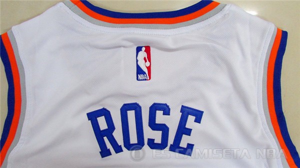 Camiseta Knicks #25 Rose Blanco - Haga un click en la imagen para cerrar