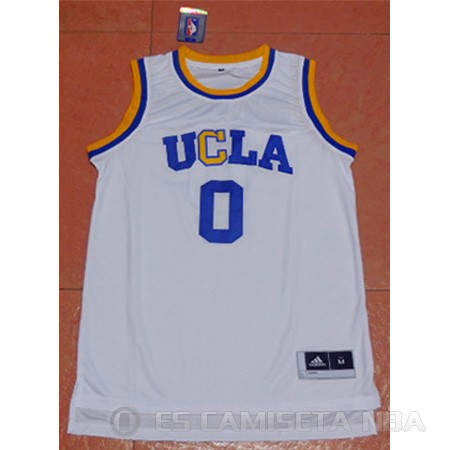 Camiseta NCAA UCLA Westbrook #0 Blanco - Haga un click en la imagen para cerrar