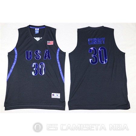 Camiseta Twelve USA Dream Team Curry Negro - Haga un click en la imagen para cerrar