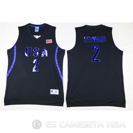 Camiseta Twelve USA Dream Team Leonard Negro - Haga un click en la imagen para cerrar