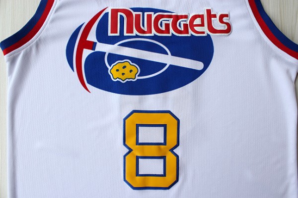 Camiseta Gallinari #8 Nuggets ABA Blanco - Haga un click en la imagen para cerrar