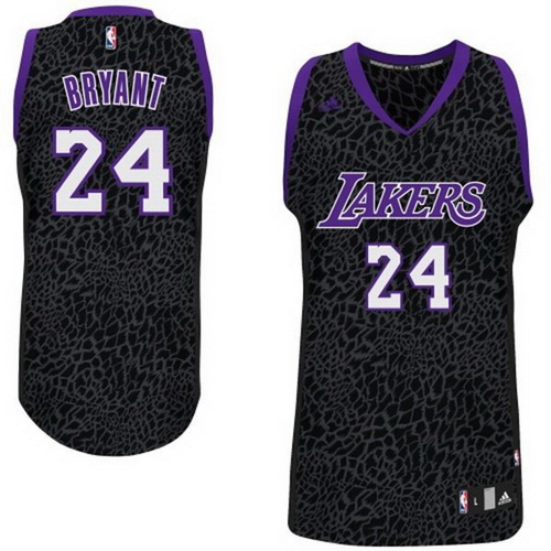 Camiseta Bryant #24 Leopard Light Loco Negro - Haga un click en la imagen para cerrar