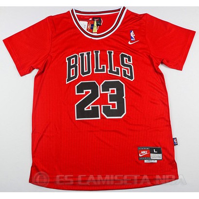 Camiseta Bull Jordan #23 Manga Corta Rojo - Haga un click en la imagen para cerrar