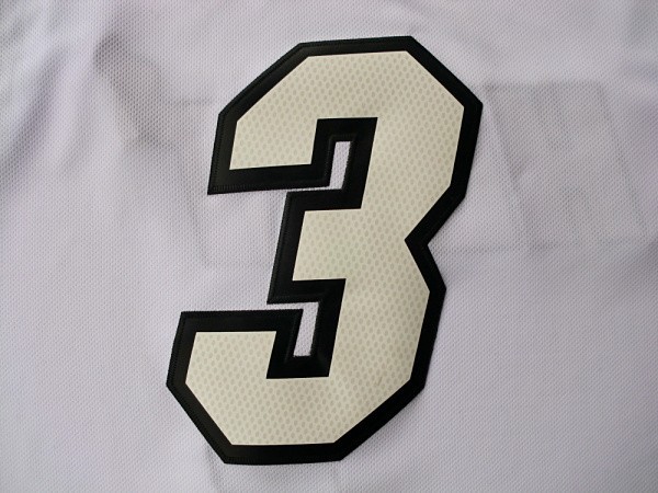 Camiseta Wade #3 Heats 2012 Navidad Blanco - Haga un click en la imagen para cerrar