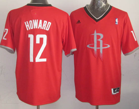 Camiseta Howard #12 Rockets 2013 Navidad Rojo - Haga un click en la imagen para cerrar