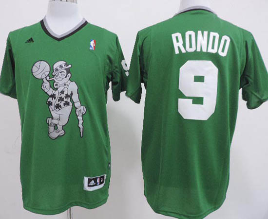 Camiseta Rondo #9 Celtics 2013 Navidad Verde - Haga un click en la imagen para cerrar